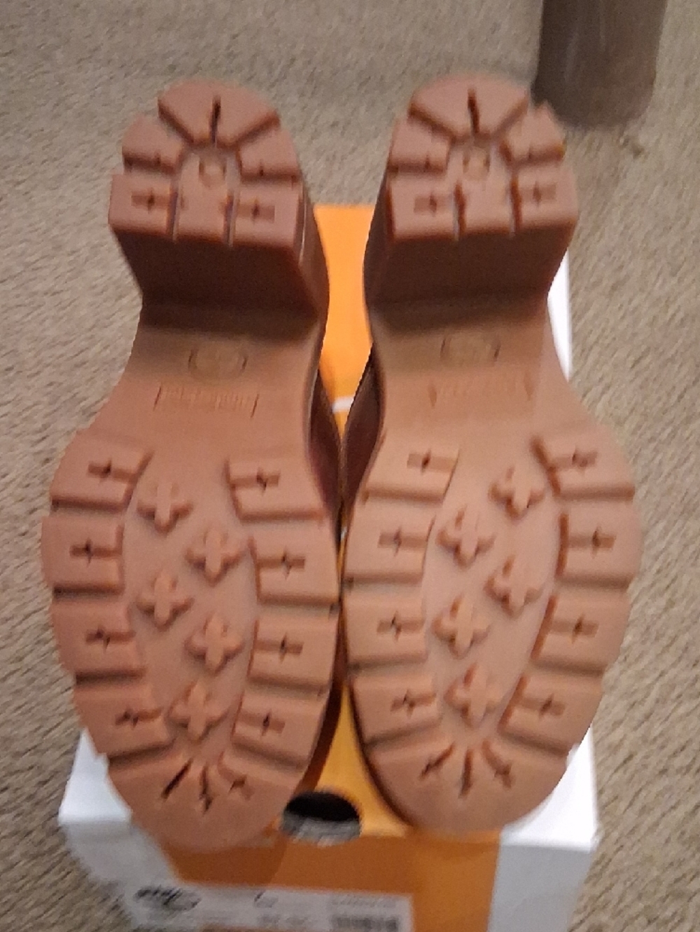 Timberland Women's Brown Leather Platform Mule Clogs - Picture 4 of 6